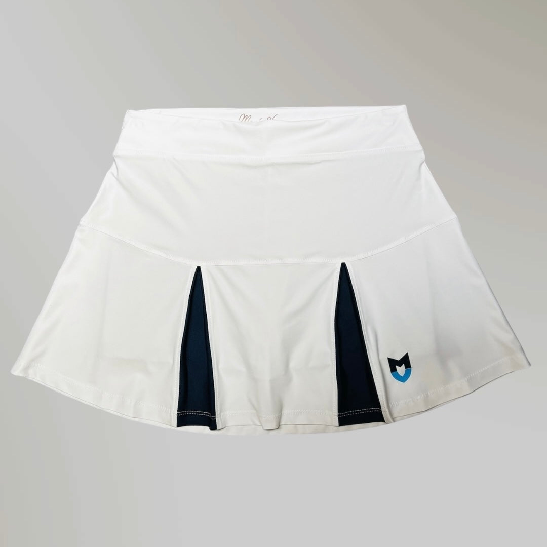 Matchday Pleated Skirt (White)