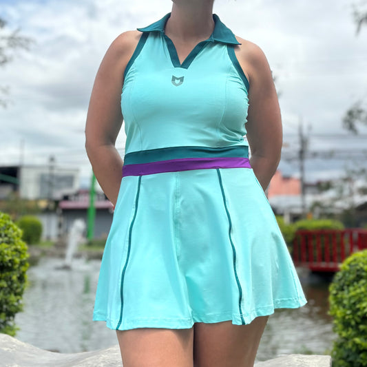 The Saga Dress (Aqua Sky)